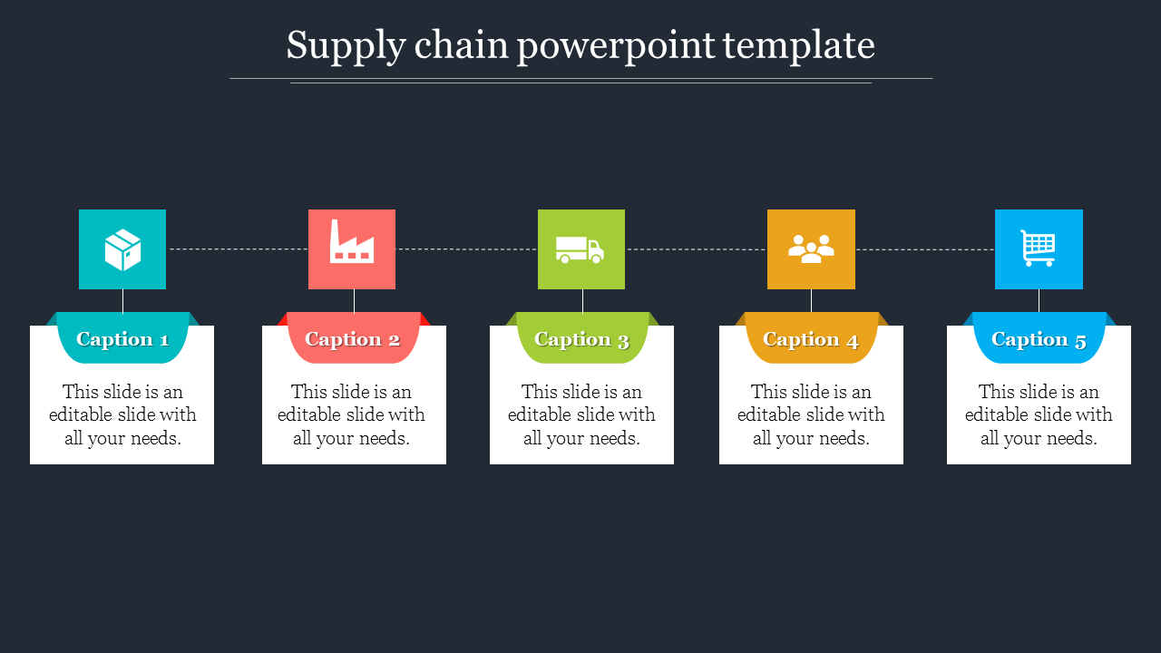 Free - Attractive Supply Chain PowerPoint Template Presentation